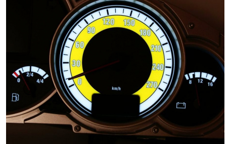 Шкалы приборов Porsche Cayenne S