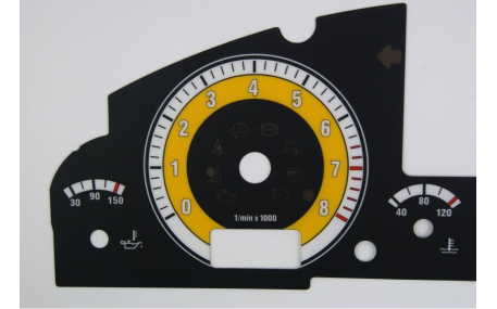 Шкалы приборов Porsche Cayenne S