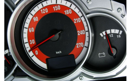 Шкалы приборов Porsche Cayenne S