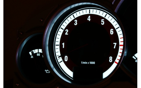Шкалы приборов Porsche Cayenne S