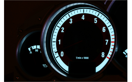 Шкалы приборов Porsche Cayenne S