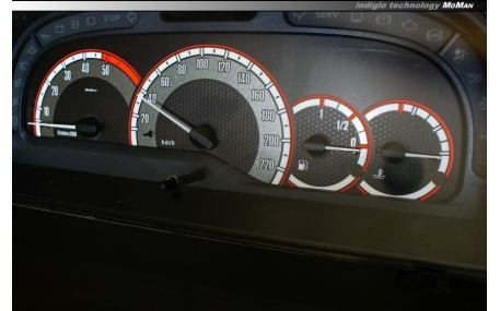 Шкалы приборов Renault Laguna