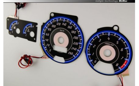 Шкалы приборов Subaru Impreza