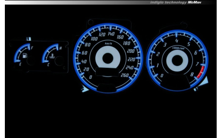 Шкалы приборов Subaru Impreza