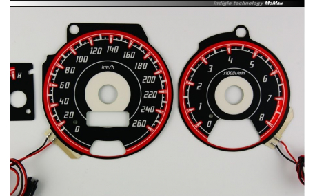 Шкалы приборов Subaru Impreza