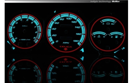 Шкалы приборов Toyota Celica