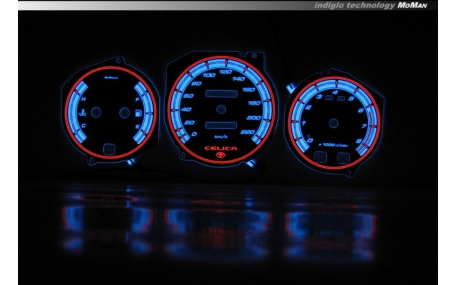 Шкалы приборов Toyota Celica