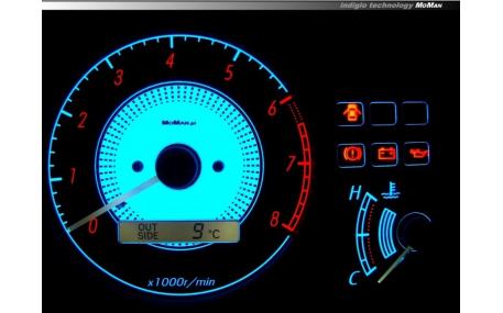 Шкалы приборов Toyota Corolla 
