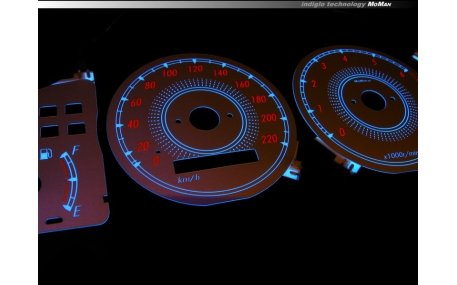 Шкалы приборов Toyota Corolla