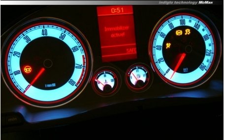 Шкалы приборов Volkswagen Golf 5