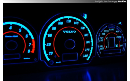 Шкалы приборов Volvo V40/S40