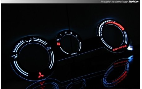 Шкалы приборов MitsubishiI Eclipse