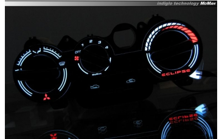 Шкалы приборов MitsubishiI Eclipse