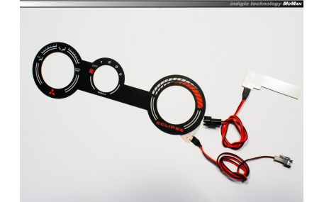 Шкалы приборов MitsubishiI Eclipse