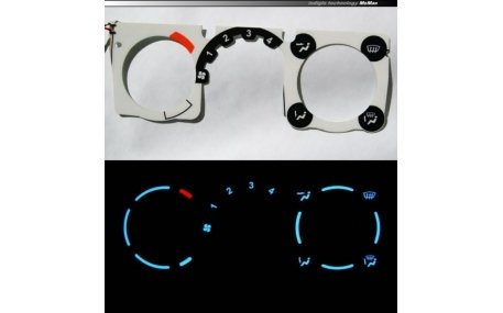 Шкалы приборов Opel Corsa B