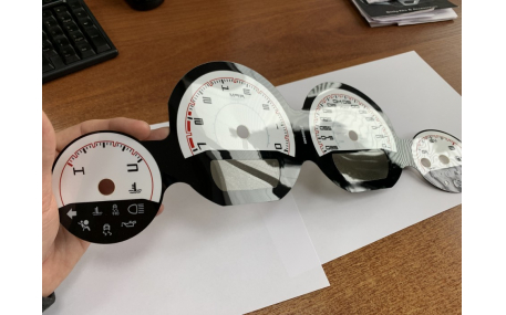 Шкалы приборов Dodge Challenger