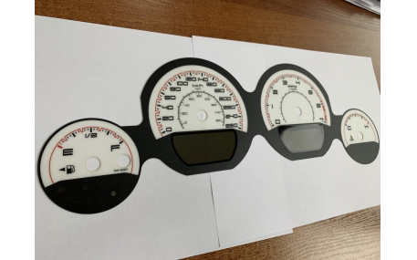Шкалы приборов Dodge Challenger