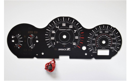 Шкалы приборов Nissan 350Z