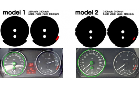 Шкалы приборов BMW 3 E90