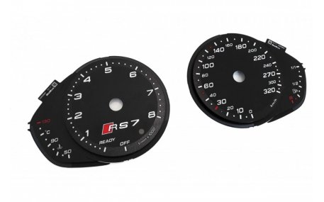 Шкалы приборов AUDI RS7
