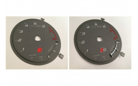 Шкалы приборов AUDI S3 8V