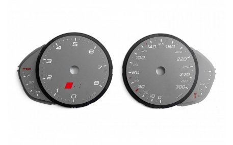Шкалы приборов AUDI S8 D4