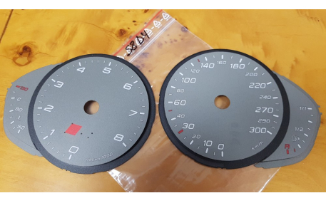 Шкалы приборов AUDI S8 D4