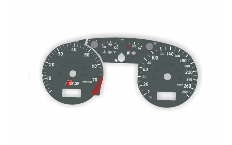 Шкалы приборов AUDI A3