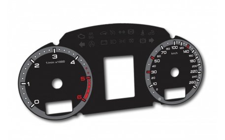 Шкалы приборов AUDI A4