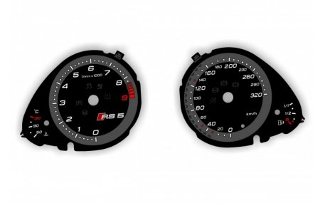 Шкалы приборов AUDI RS5