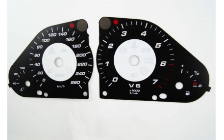 Шкалы приборов Mercedes C-class W203