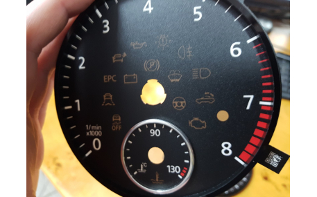 Шкалы приборов Fiat 500L