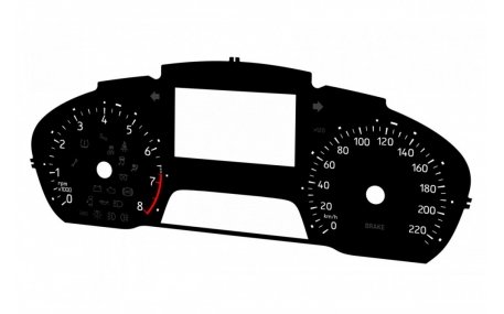 Шкалы приборов Ford EcoSport