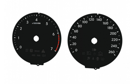 Шкалы приборов Lexus IS