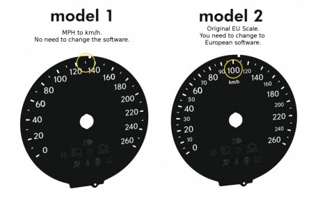 Шкалы приборов Lexus IS