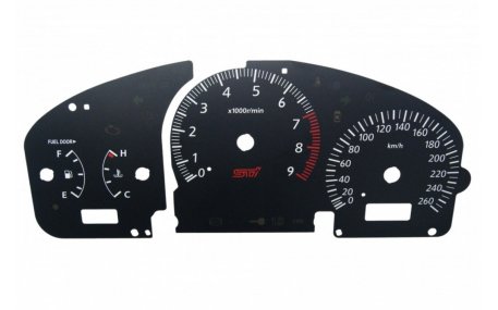 Шкалы приборов Subaru Impreza
