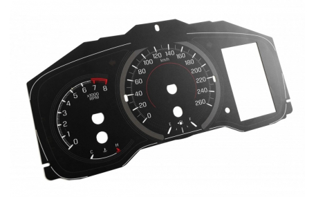 Шкалы приборов Toyota Corolla