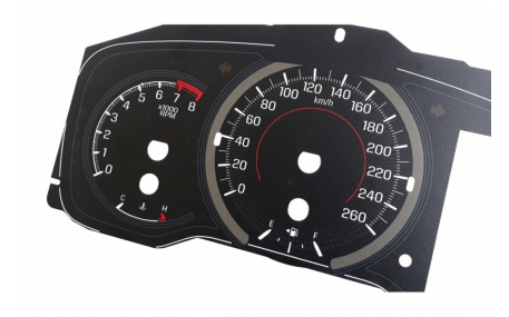 Шкалы приборов Toyota Corolla