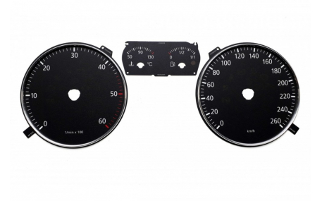 Шкалы приборов Volkswagen Eos