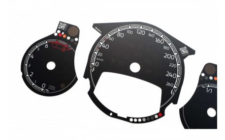 Шкалы приборов Volkswagen New Beetle