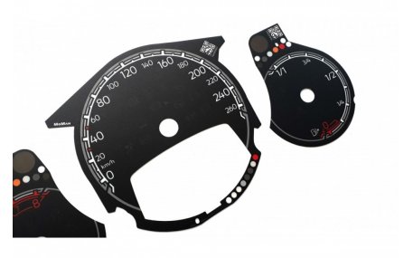 Шкалы приборов Volkswagen New Beetle