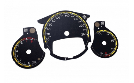 Шкалы приборов Volkswagen New Beetle