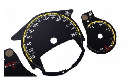Шкалы приборов Volkswagen New Beetle