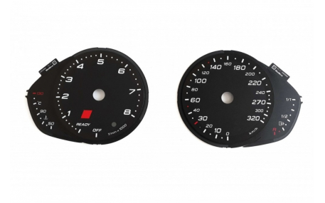 Шкалы приборов Audi RS6 C7