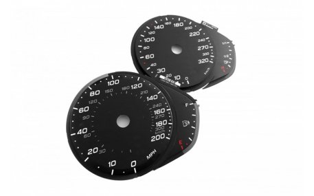 Шкалы приборов Audi RS6 C7