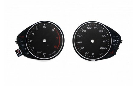 Шкалы приборов Audi A5