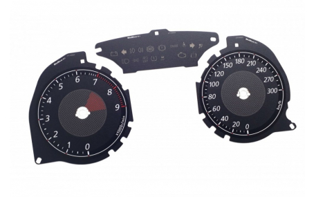 Шкалы приборов Mitsubishi Lancer X