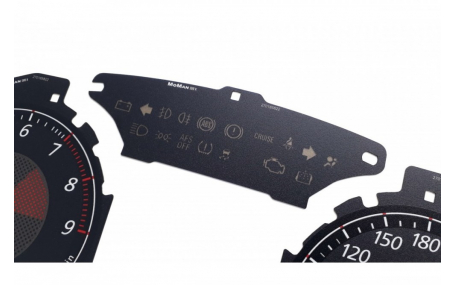 Шкалы приборов Mitsubishi Lancer X