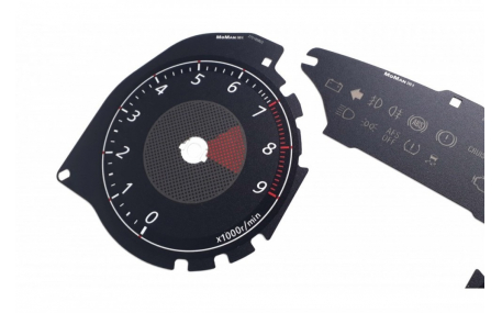 Шкалы приборов Mitsubishi Lancer X