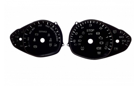 Шкалы приборов Peugeot 308